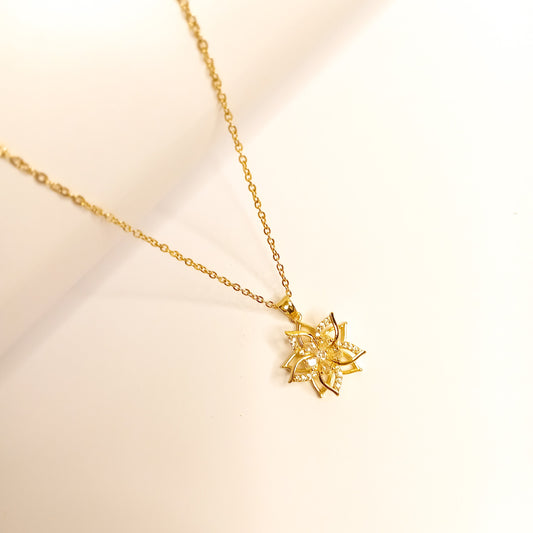 Lotus flower necklace